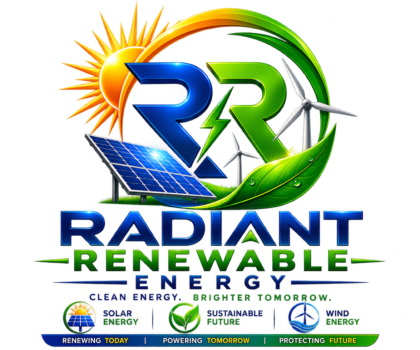 Radiant Renewable Energy Logo